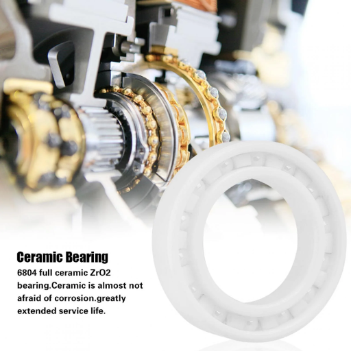 Which applications are best suited for ceramic bearings vs steel