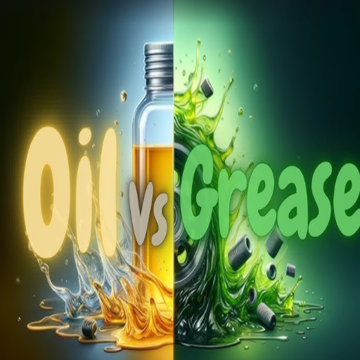 How do maintenance requirements differ for grease and oil lubrication